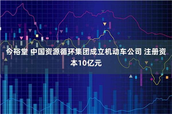 今裕堂 中国资源循环集团成立机动车公司 注册资本10亿元